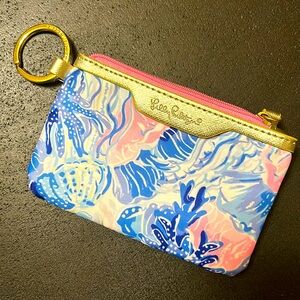 Lilly Pulitzer ID Keychain Wallet Case